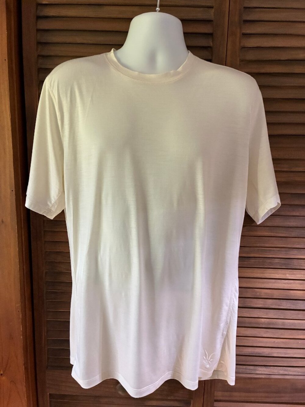 Men's Ibex Merino Wool Crewneck Short-Sleeve Tee (L)
